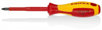 Отвёртка VDE Pozidriv PZ2 x 100 мм, длина 212 мм, диэлектрическая Knipex 98 25 02