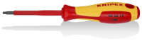 Отвёртка VDE TORX, TX15 x 80 мм, длина 185 мм, диэлектрическая Knipex 98 26 15