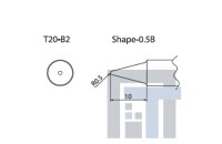 Сменный наконечник Hakko T20-B2 Shape-0.5B