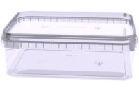 Контейнер прямоугольный 280 мл Tara КН-0,280пр прозр