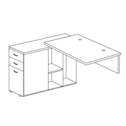 Рабочая станция АВАНГАРД Н-010 (1400х1400х750)