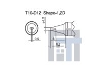 Hakko T10-D12 Shape-1,2D