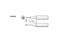 Сменный наконечник Hakko Т18-D12