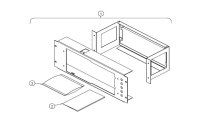 Комплект монтажа в стойку RM3100