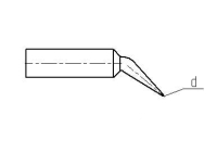 Паяльная насадка Магистр MG11-DP-02, 1,8mm