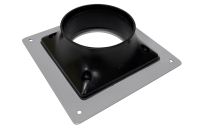 Ввод с фланцем под дымоприемник ф50 и 75 мм для Тайфун-500