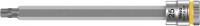 8767 A TORX HF 1 Zyklop Набор головок торцевых с вставкой-битой, 1/4, 4 пр., TX 25-27-30-40 x 100 мм, с Wera WE-003375