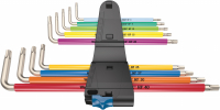 3967/9 TX SXL Multicolour HF TORX Stainless 1 Набор ключей Г-образных, с фиксацией, нержавеющая сталь Wera WE-022689