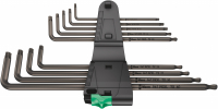 967/9 TORX XL BlackLaser 1 Набор ключей Г-образных, удлинённых, с шаром, 9 пр., TX Wera WE-024460