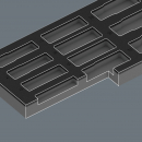 9825 Ложемент, пустой, для Impaktor Deep Set 1 Zyklop C 1/2, неукомплектованный, 172 мм x 30 мм x 392 мм Wera WE-137325