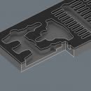 9852 Ложемент, пустой, для Kraftform Kompakt Ratchet Set 1, неукомплектованный, 172 мм x 30 мм x 392 мм Wera WE-137352