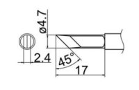 Наконечник для паяльника Hakko 13-KF Shape-KF