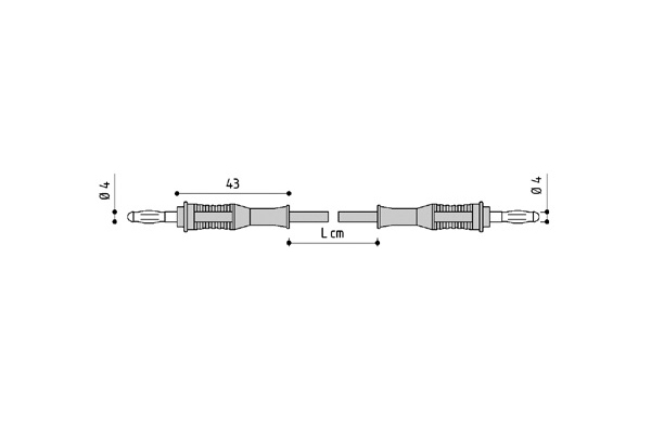 Провод соединительный PJP 2012-100N (черный)