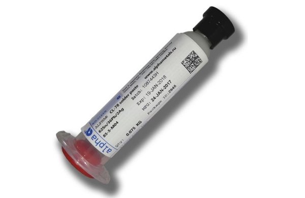 Паяльная паста ALPHA OM5300-3 SN62PB36AG2 S30 0.125KG Паяльная паста ALPHA OM5300-3 SN62PB36AG2 S30 0.125KG