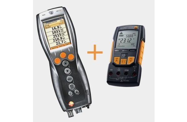 Комплект TESTO 330-1 LL Nox + Мультиметр TESTO 760-2 с магнитным креплением