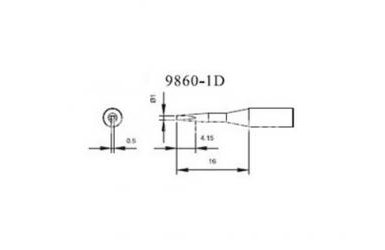 Сменный наконечник XYTRONIC 9860-1D Сменный наконечник XYTRONIC 9860-1D