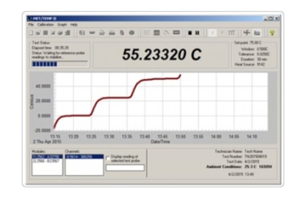 Программное обеспечение для температурной калибровки Fluke Calibration MET/TEMP II v5.0
