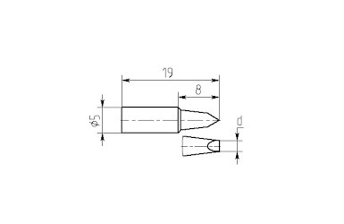 Износостойкие паяльные насадки Магистр МG8-DA-05