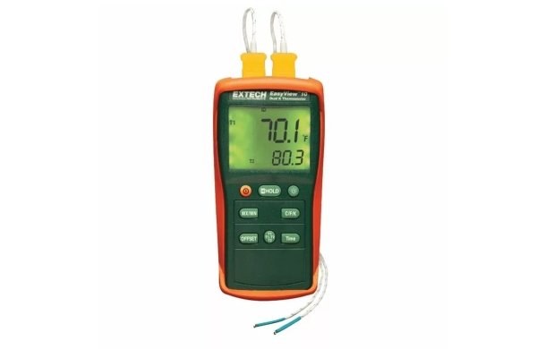 Термометр двойного ввода EasyView Extech EA15