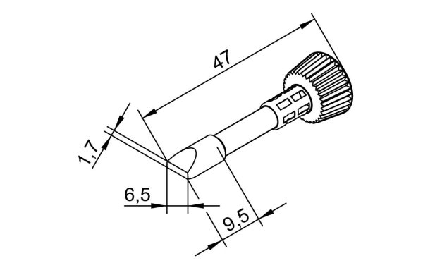 Наконечник ERSA 102CDLF65 (для паяльника iTool)