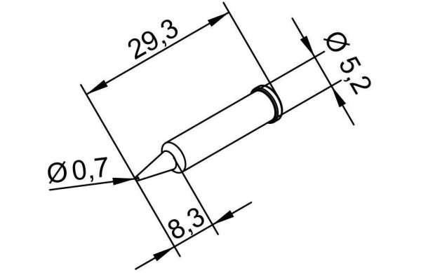 Наконечник ERSA 102PDLF07 (для паяльников iTool, iTool nano)