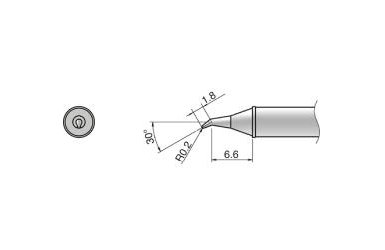 Композитный наконечник Hakko T31-01JS02 Shape-0,2RSSB