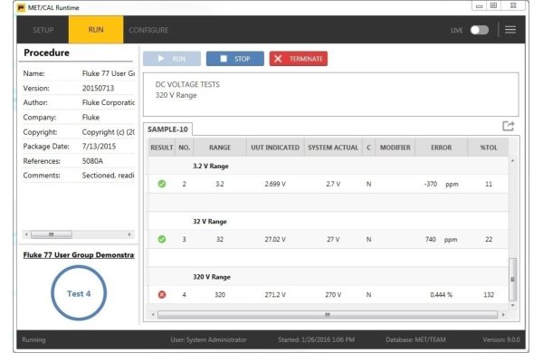 Гарантийные процедуры Fluke MET/CAL