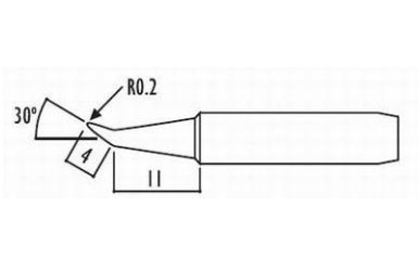 Сменный наконечник Hakko 900M-T-0.2RB