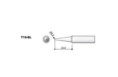 Сменный наконечник Hakko Т18-BL