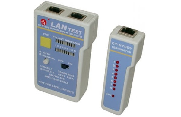 Тестер кабеля BNC/RJ45 CT-NT009