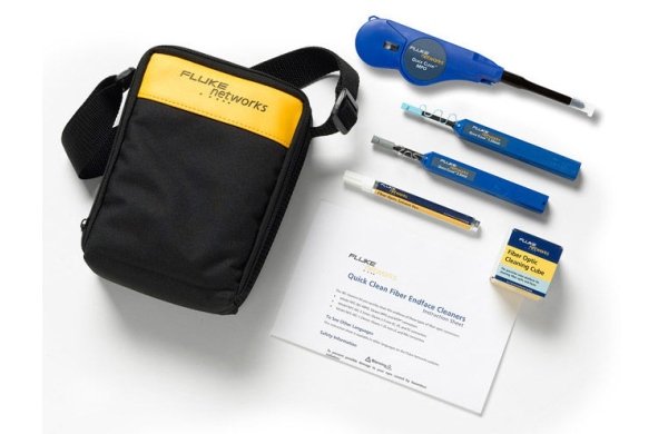 Очистка волокна Fluke Networks Fiber Optic Cleaning Kits NFC-Kit-Case-E