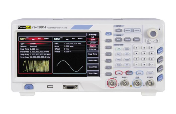 Генератор сигналов специальной формы ПрофКиП Г6-100М