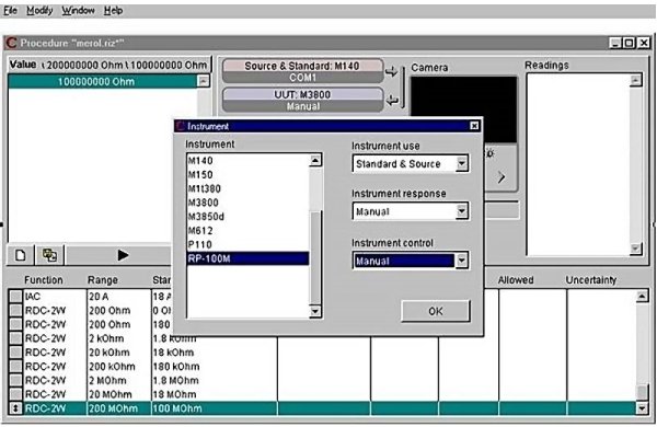 Программное обеспечение Meatest WinQBase Calibration SW