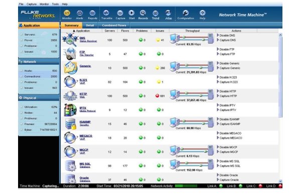 Аналитическое программное обеспечение Fluke Networks CSN/CSA-1000