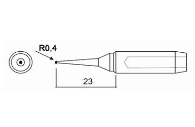 Сменный наконечник Hakko N454-T-I