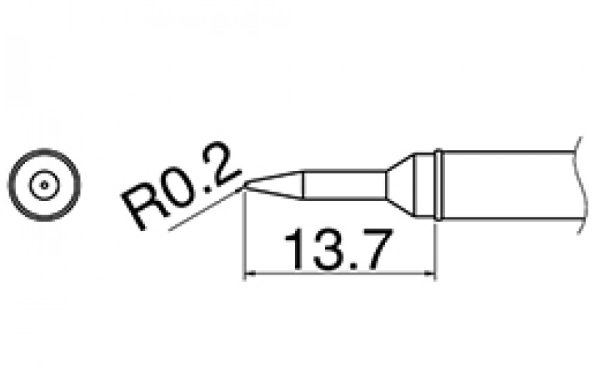Композитный наконечник Hakko T31-02SBL Shape-SBL Композитный наконечник Hakko T31-02SBL Shape-SBL