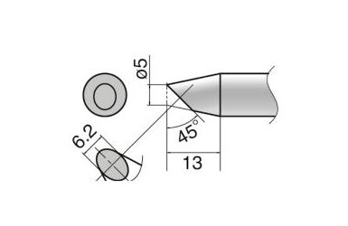 Композитный наконечник Hakko T33-BC5 Shape-5BC