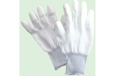 Нейлоново-шерстяные перчатки с нескользящим полиуретановым покрытием GOOT WG-2L