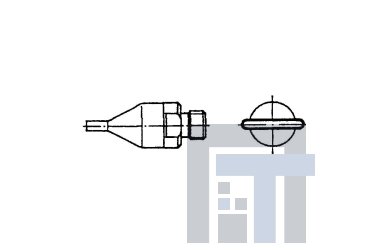 Плоское жало Weller F06 с/п