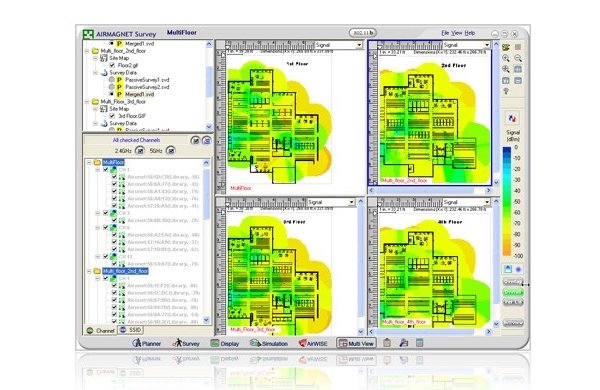 Программа Fluke Networks AirMagnet Survey AM/A4018