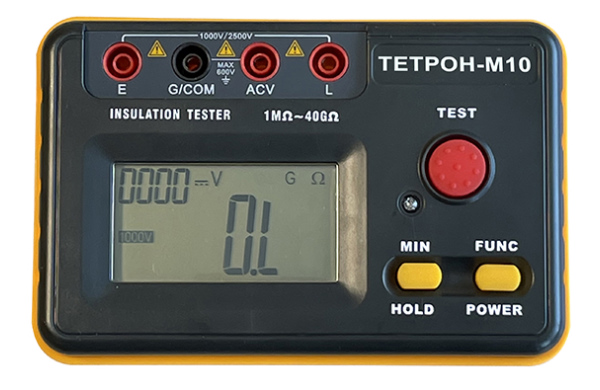 Мегаомметр цифровой ТЕТРОН-М25