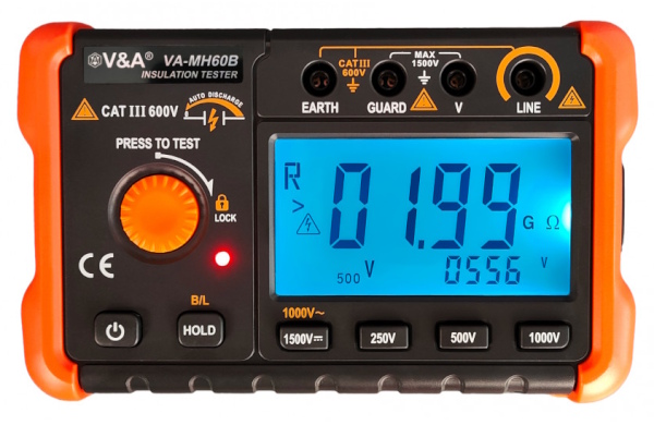 Мегаомметр V&A VA-MH60B
