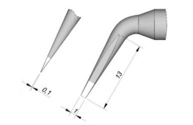 Наконечник остриё AiXun C245-771 0,1 мм (изогнутый) Наконечник остриё AiXun C245-771 0,1 мм (изогнутый)