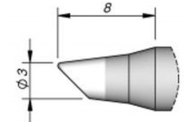 Наконечник скошенный AiXun C245-812 3,0 мм Наконечник скошенный AiXun C245-812 3,0 мм