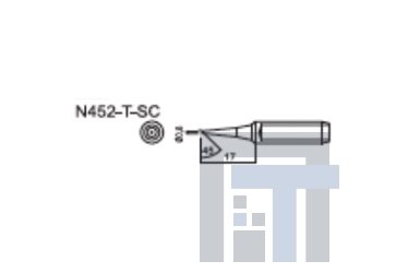 Сменный наконечник Hakko N452-T-SC