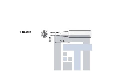 Сменный наконечник Hakko Т18-D32
