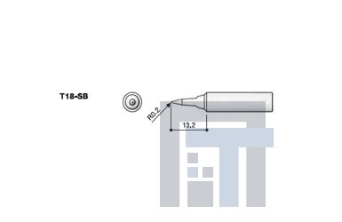 Сменный наконечник Hakko Т18-SB