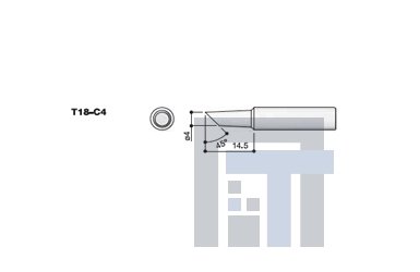 Сменный наконечник Hakko Т18-C4