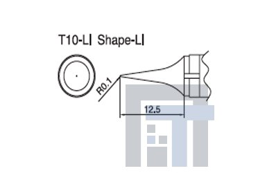 Сменный наконечник Hakko T10-LI Shape-LI