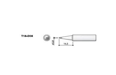 Сменный наконечник Hakko Т18-D08